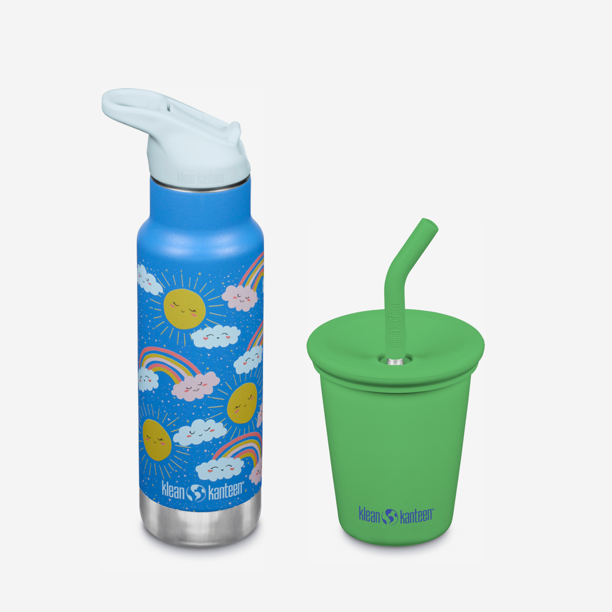 kid-s-sippy-cup-and-water-bottle-set-v6 KK-Kids-SippyCupandWaterBottleSet-VibrantGreen-Rainbows.png