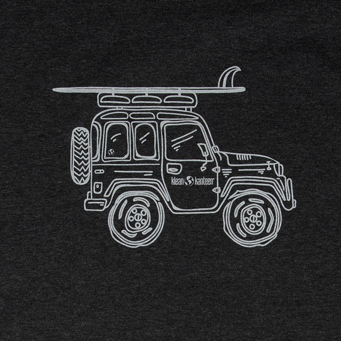 adventure-vehicle-t-shirt-x1 klean_shirt_jeep_front_closeup_lifestyle.jpg